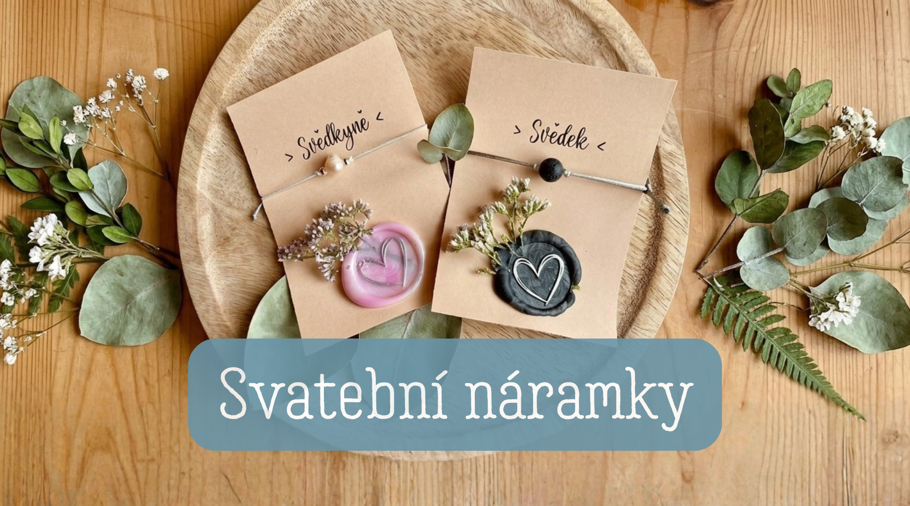 Svatební náramky – mobilní banner